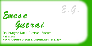 emese gutrai business card